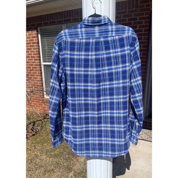 Ralph Lauren Button-Down Shirt Men's L Multicolor Plaid 100% Cotton Long Sleeves - Picture 2 of 7
